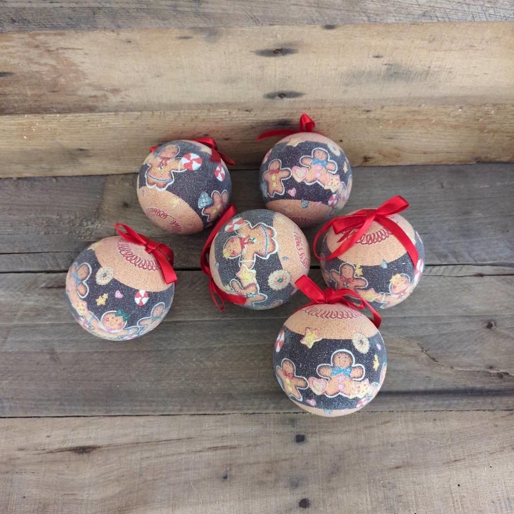 Sugared Frosted Gingerbread Man Glass Ornaments by Dillard's